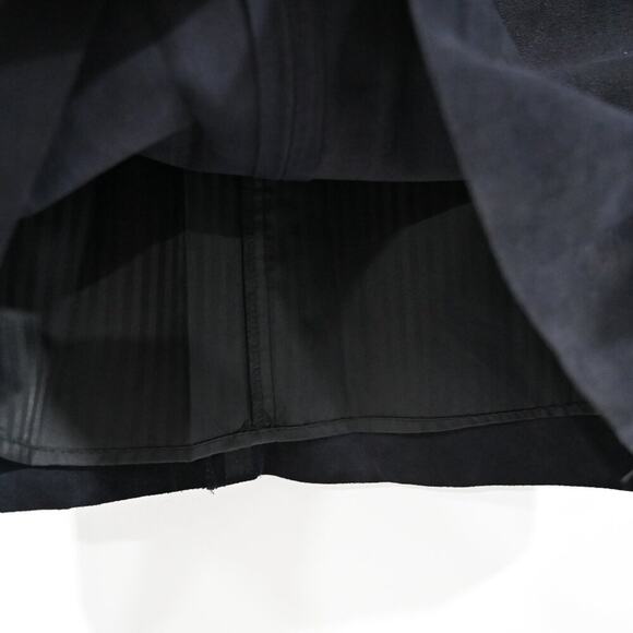 Reformation X Veda Suede Leather Black Small Mini Skirt - Picture 5 of 10